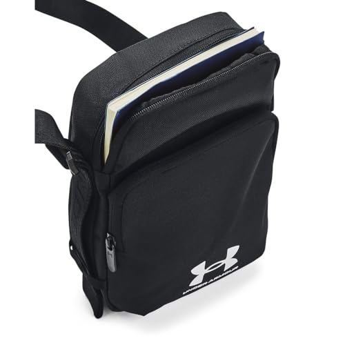 UNDER ARMOUR حقيبة كروس بودي لاودون لايت من أندر أرمور للجنسين، (001) أسود / أبيض، مقاس واحد يناسب معظم الأحجام - Image 2