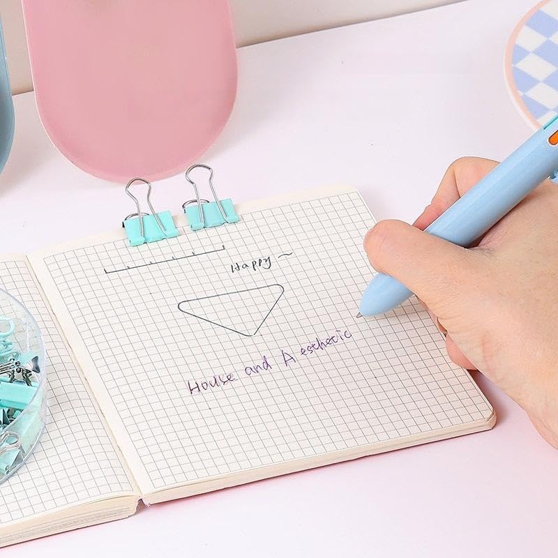 RAMNATH IMPEX Cute Kawaii Stationery Set for Kids - Aesthetic Pastel Pens, MultiColor Pen, Gel Pens, Erasers, Correction Tape, Highlighter, School Supplies, Birthday Gift, Return Gift Set Boys and Girls (7 in 1). - Image 5