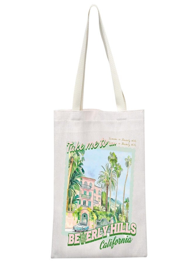 MEIKIUP California Beverly Hills Shoulder Bag Take Me To Beverly Hills Tote Bag California Trip Gift Beverly Hills Gift (Take Me To Beverly TB) - Image 1