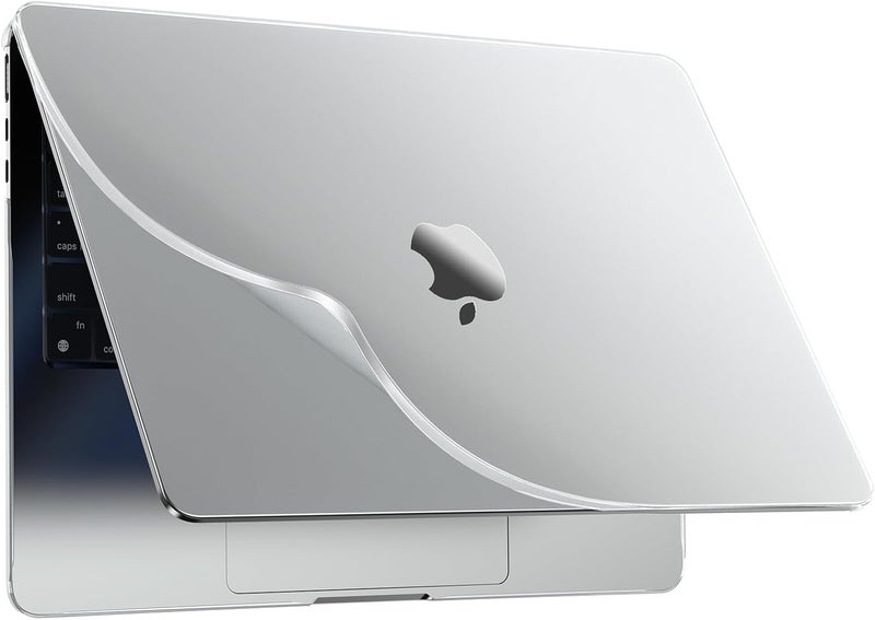 BlueSwan حافظة متوافقة مع MacBook Air 13 بوصة للأعوام 2026 و2025 و2024 و2022 M5 A3449 M4 A3240 M3 A3113 M2 A2681، غلاف حماية PP خارجي غير لامع ومقاوم للتشقق لجهاز Mac 13.6 بوصة، شفاف غير لامع - Image 1