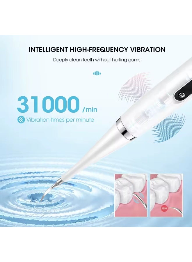 MOCOM Ultra Professional Electric Teeth Cleaner & Sonic Toothbrush – 5-in-1 Dental Scaler for Tartar, Plaque & Stain Removal | IPX6 Waterproof | 31,000 VPM | Teeth Whitening & Gum Care | Type-C Charging - Image 3