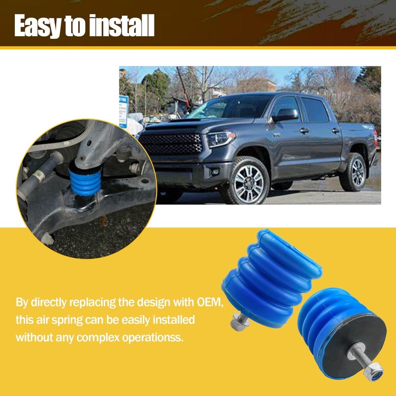 Sxqddz SSF-604-40 Air Helper Springs for Toyota Tacoma, Tundra, T100, and FJ Cruiser - 2PCS - Image 4