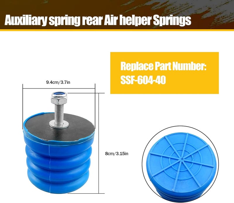Sxqddz SSF-604-40 Air Helper Springs for Toyota Tacoma, Tundra, T100, and FJ Cruiser - 2PCS - Image 2