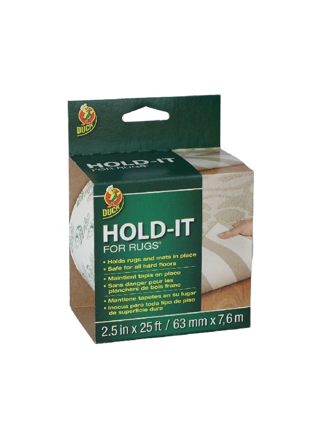 Duck Hold-It for Rugs Anti-Slip Adhesive Strip White 2.5 x 300 Inch 519244 - Image 2