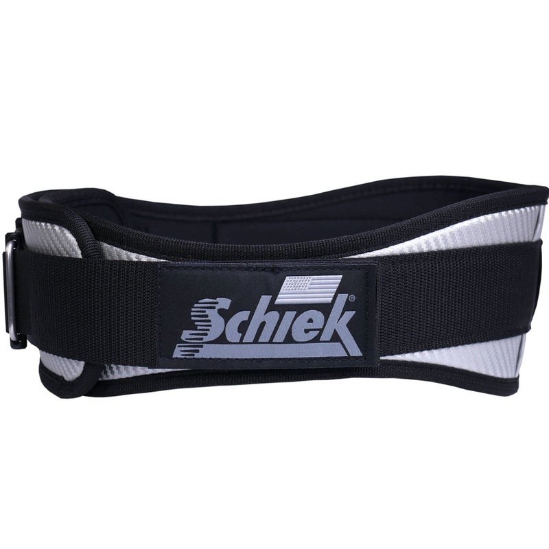 Schiek Sports 3004 Carbon Fiber Lifting Belt Power Lifting Gym Belts for Lower Back Support