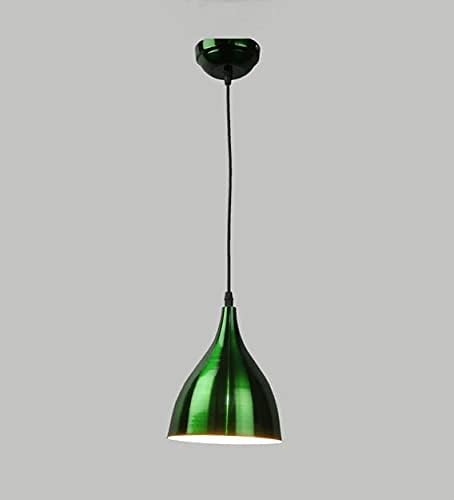 kinis Decorative Hanging Lamp/Pendant Lamp/Ceiling Light to Décor Home/Living Room/Bedroom/Office/Dining/Cafe/Restaurants, Plain 6 Inch, Green (Pack of 1, with Bulb) - Image 3