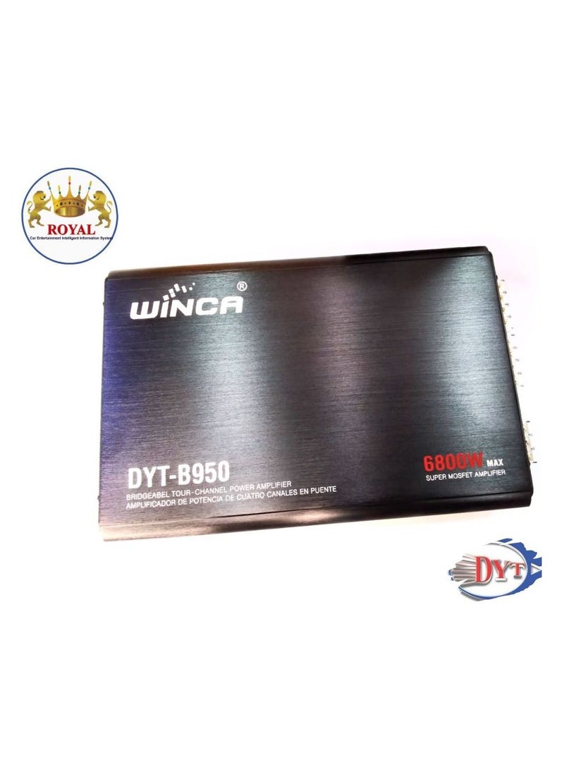 رويال Amplifier Winca 4Channel 6800W (DYT-B950) 70RMS - Image 1