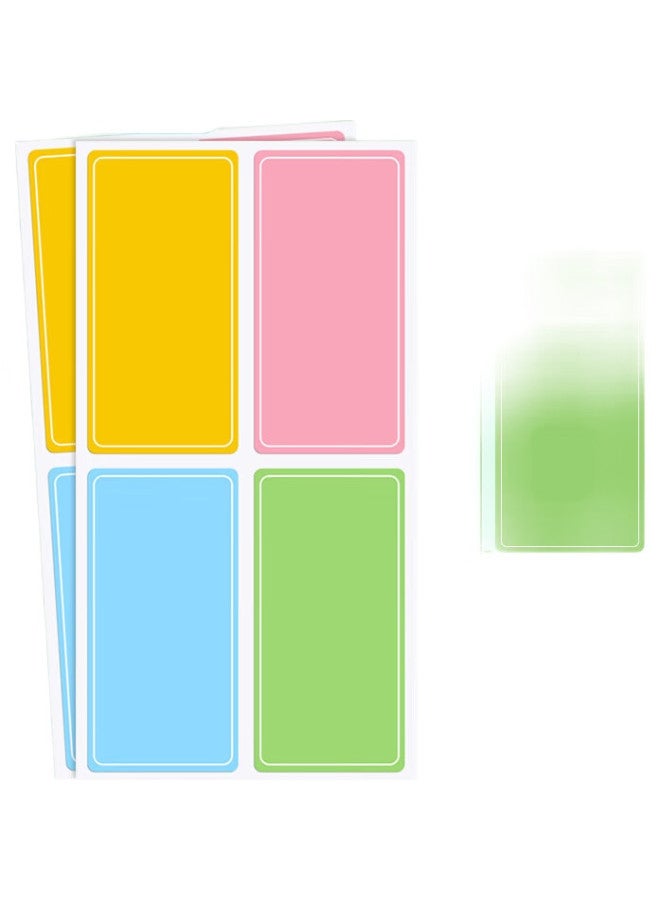 Nvv Label Stickers, Large Size 80 Pieces 60*30Mm Self-Adhesive Stickers, Handwritten Colorful Classification Paper Name Stickers Price Tags Office Stationery Sticky Notes Bl-06 - Image 3