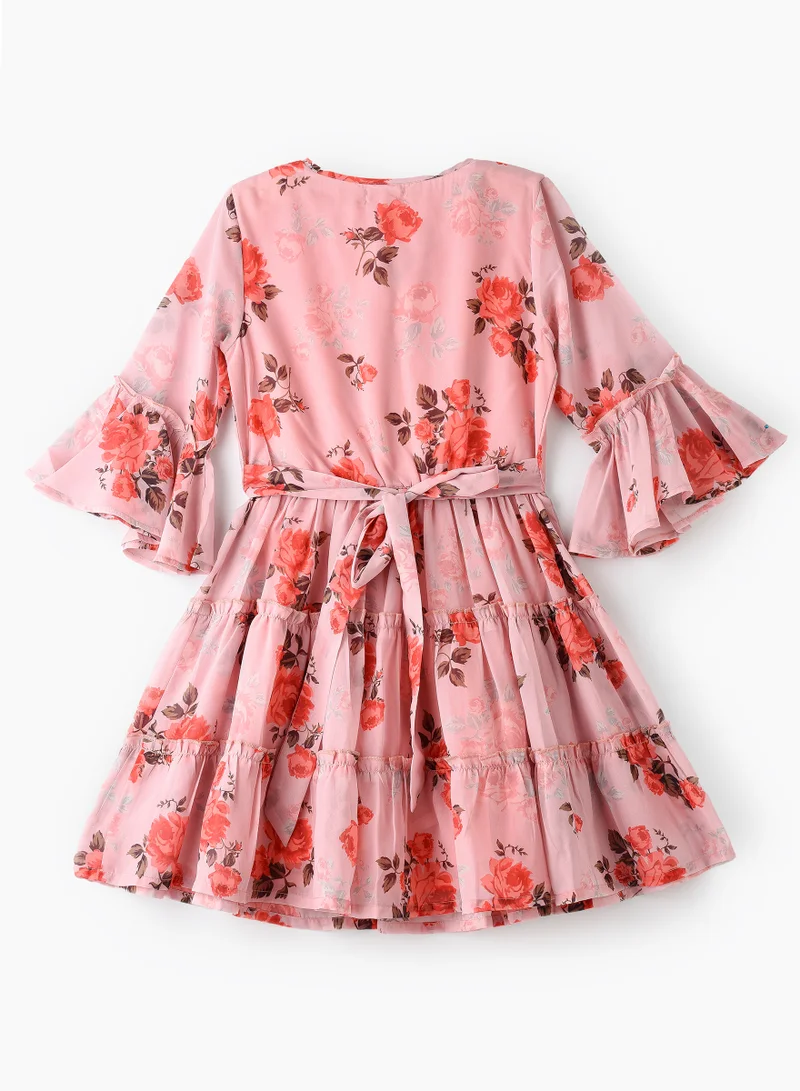 Jelliene Tween Trends: Floral Crush Dress Breezy Style & Effortless Confidence