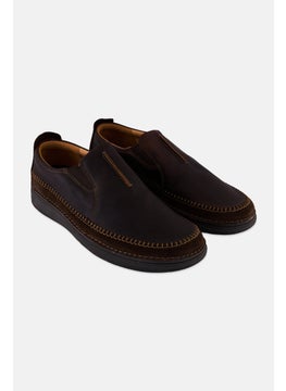 clarks Men Standard Fit Nature 5 Walk Slip On Casual Shoes, Brown  - Image 1