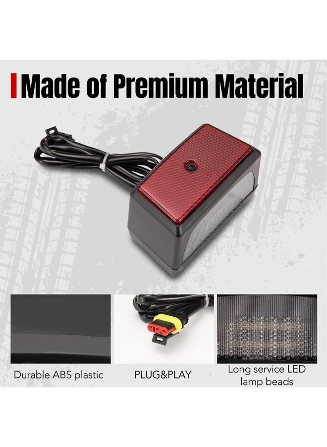 A & UTV PRO Spyder LED License Plate Light, Rear Fender Light for Can Am Spyder 2013-2018 Spyder St Se5 F3 Se6 Accessories,Replace OEM # 710003348, 1PC - Image 3