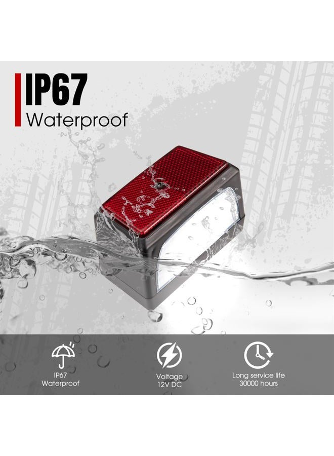 A & UTV PRO Spyder LED License Plate Light, Rear Fender Light for Can Am Spyder 2013-2018 Spyder St Se5 F3 Se6 Accessories,Replace OEM # 710003348, 1PC - Image 2