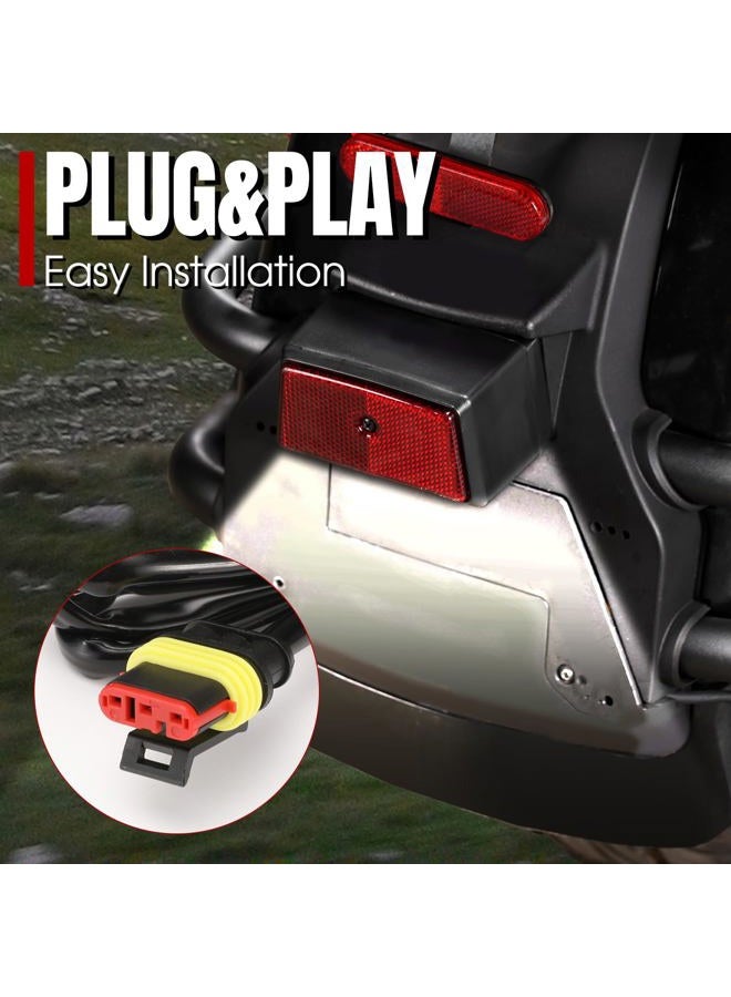 A & UTV PRO Spyder LED License Plate Light, Rear Fender Light for Can Am Spyder 2013-2018 Spyder St Se5 F3 Se6 Accessories,Replace OEM # 710003348, 1PC - Image 5