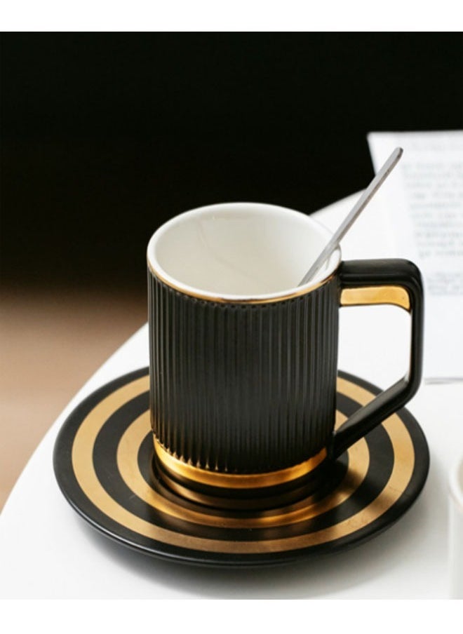 KLNAMAEAAN - Set of 3 Ergonomically Designed Fade-Proof Comfortable Grip Cup And Saucer - Image 1