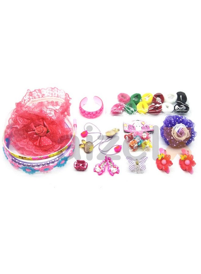 Ziggle 32 Pcs Hair Accessories Fashion Clips For Girls - Image 1