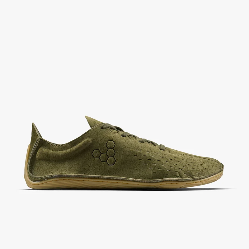ڤيڤو بير فووت Sensus Casual Everyday Shoe Dark Olive Cracked Leather