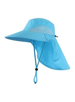 Vitacelli Sun Hat for Men/Women, Waterproof Wide Brim Bucket Hat UV Protection Boonie Hat for Fishing Hiking Garden Beach SKY BLUE  - Image 2