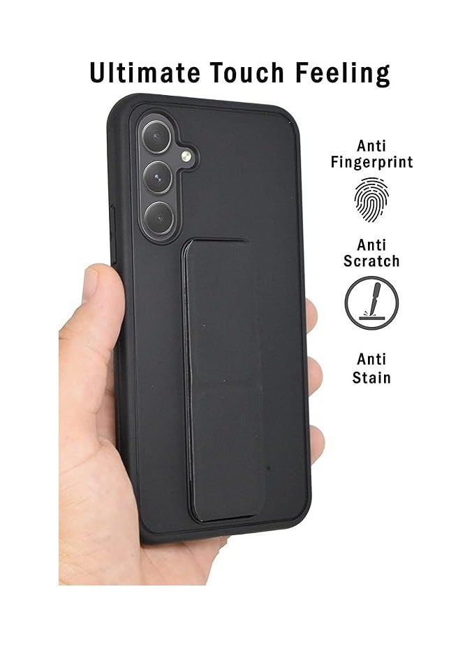 Samsung A55 Case, Protection Back Case with Stand for Samsung Galaxy A55 Black