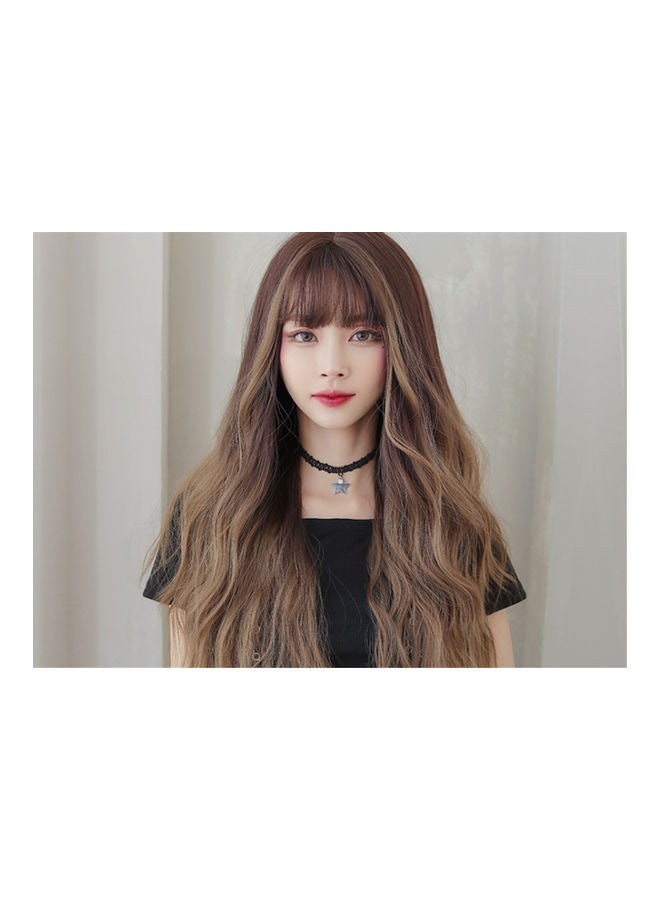 NIBEMINENT Chemical Fiber Wig Long Curly Hair 35cm - Image 1