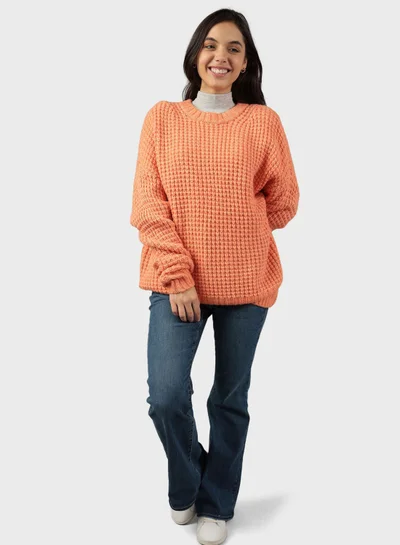 American Eagle Crew Neck Knitted Sweater