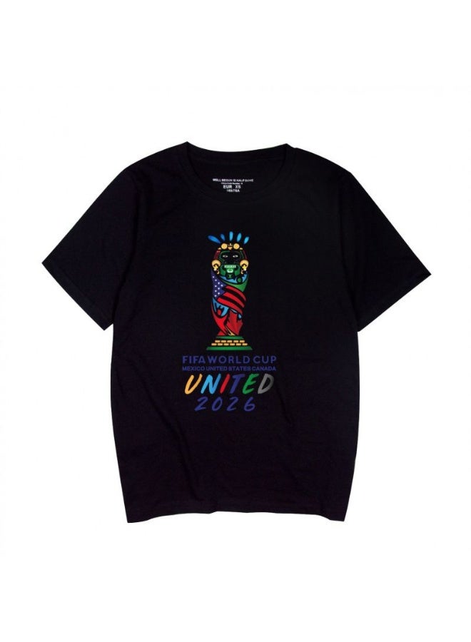 FIFA World Cup World Cup 2026 Artistic Trophy Print T-Shirt-XXXXXXL - Image 1