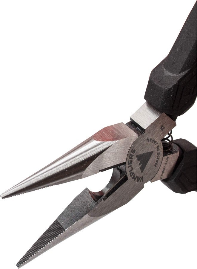 VAMPLIERS 5.5" Mini Precision Long Nose Pliers. Made in Japan. Needle Tip, Serrated Jaws, Wire Cutter & ESD Safe Grip. For Precision Work on PCB/SMD Electronics & PC Components/Electronic Repairs. - Image 3