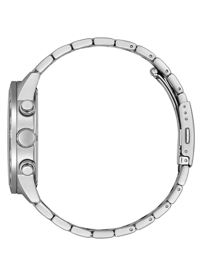 Citizen AN3688-58H Quartz Chronograph Wrist Watch for Men, 44 mm Diameter, Silver - Image 3