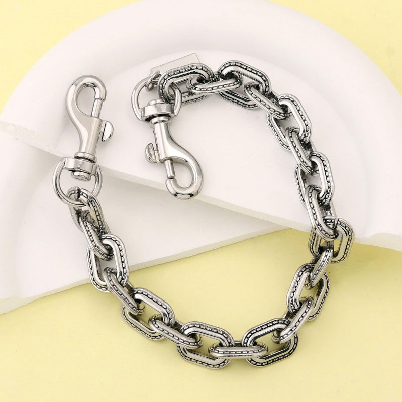 SORGERLY Bag Purse Charm Extender Chain - Vintage Handbags Strap Replacement Keychian Accessories - Designer Birthday Gifts for Women (Silver) - Image 5