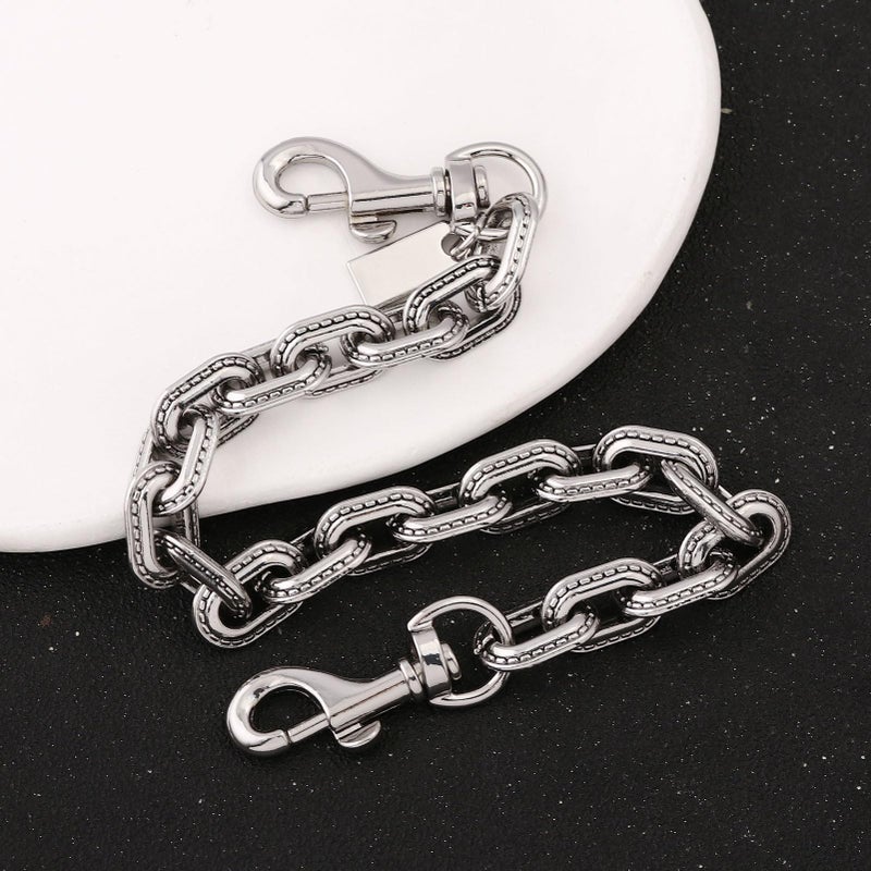 SORGERLY Bag Purse Charm Extender Chain - Vintage Handbags Strap Replacement Keychian Accessories - Designer Birthday Gifts for Women (Silver) - Image 4