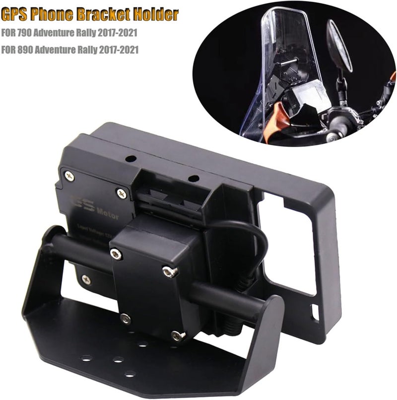 QASULER Motorcycle Phone GPS Navigation Holder - Image 4