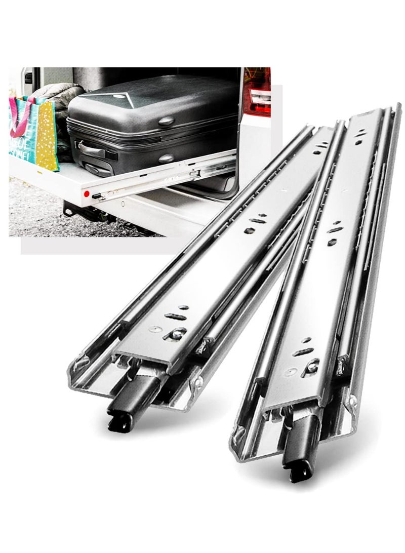 Abbasali Steel Ball Bearing Drawer Runner Cabinet Rail Pack Of 2 Set - Image 5