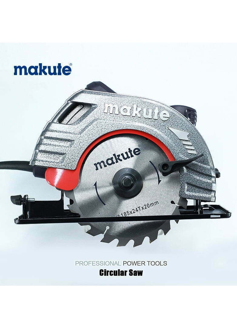 makute Wood Circular Saw 185mm 1380W - Image 1