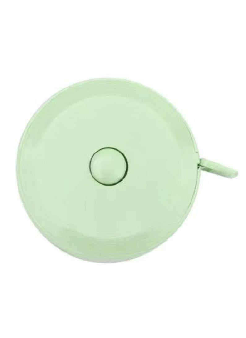 Generic 1 Pack 200cm Soft Tape Measure Retractable Measuring for Body Fabric Sewing Tailor Cloth Knitting Craft Weight Loss Measurements Retractable Green Dual Sided Tape Measure Body Measuring  - Image 1