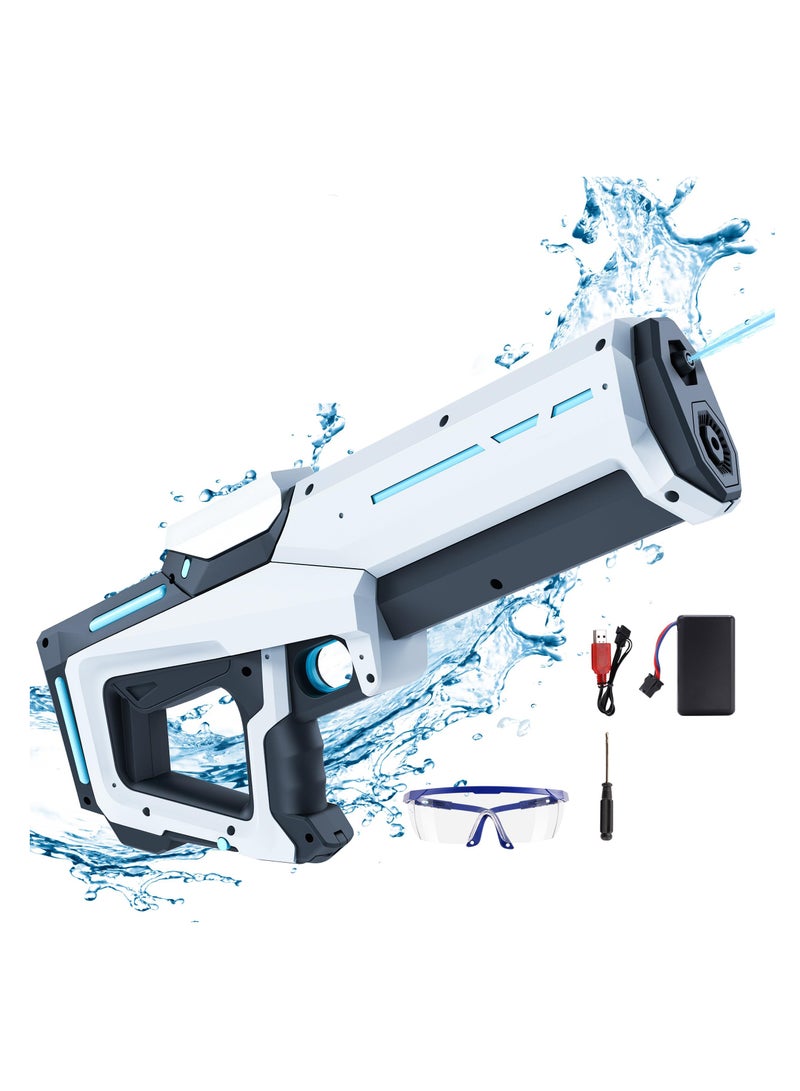Excefore Electric Water Guns for Adults Kids, Automatic Water Gun with Waterproof Design, 25-32Ft Shooting Range, Battery Powered Squirt Gun, Pool Beach Outdoor Party Toys for Kids Ages 8-12 - Image 1