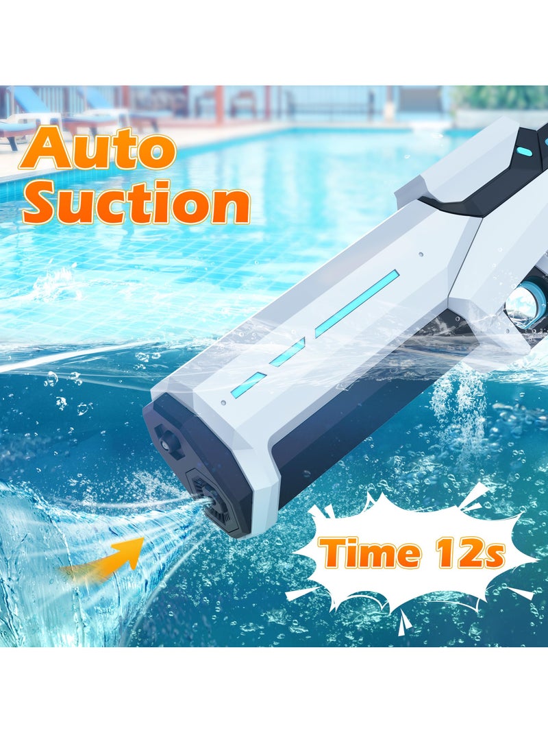Excefore Electric Water Guns for Adults Kids, Automatic Water Gun with Waterproof Design, 25-32Ft Shooting Range, Battery Powered Squirt Gun, Pool Beach Outdoor Party Toys for Kids Ages 8-12 - Image 4