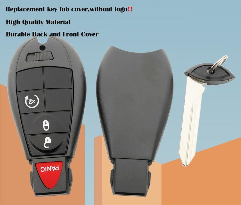 AYGUCEKE Keyless Entry Key Fob Cover for Dodge Ram - Image 4