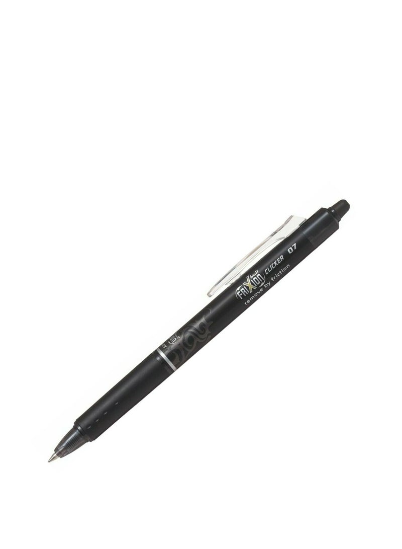 PILOT 3-Piece Frixion Clicker Erasable Ball Pen 0.7mm Tip Black Ink  - Image 2