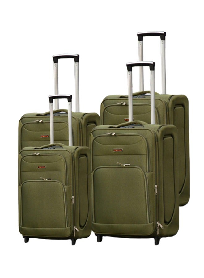 إن كي أكس 4 قطع ABS هارد سايد سبينر 2 عجلات مجموعة حقائب سفر بعجلات 20/24/28/32 بوصة - Image 1