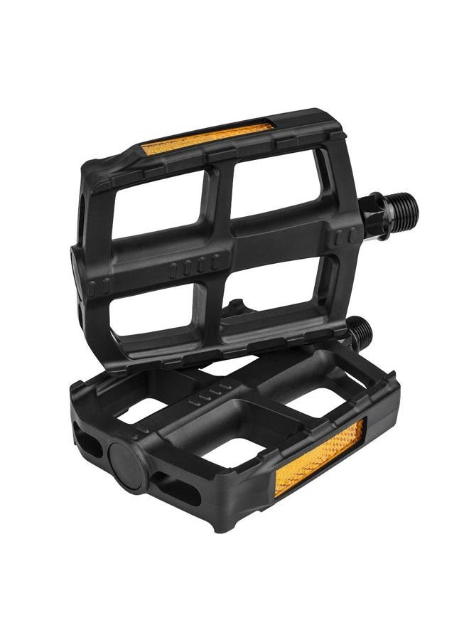 BV Bike Pedal Set, Universal Bicycle Pedals, 9/16-Inch Boron Steel Spindle, Pair - Image 1
