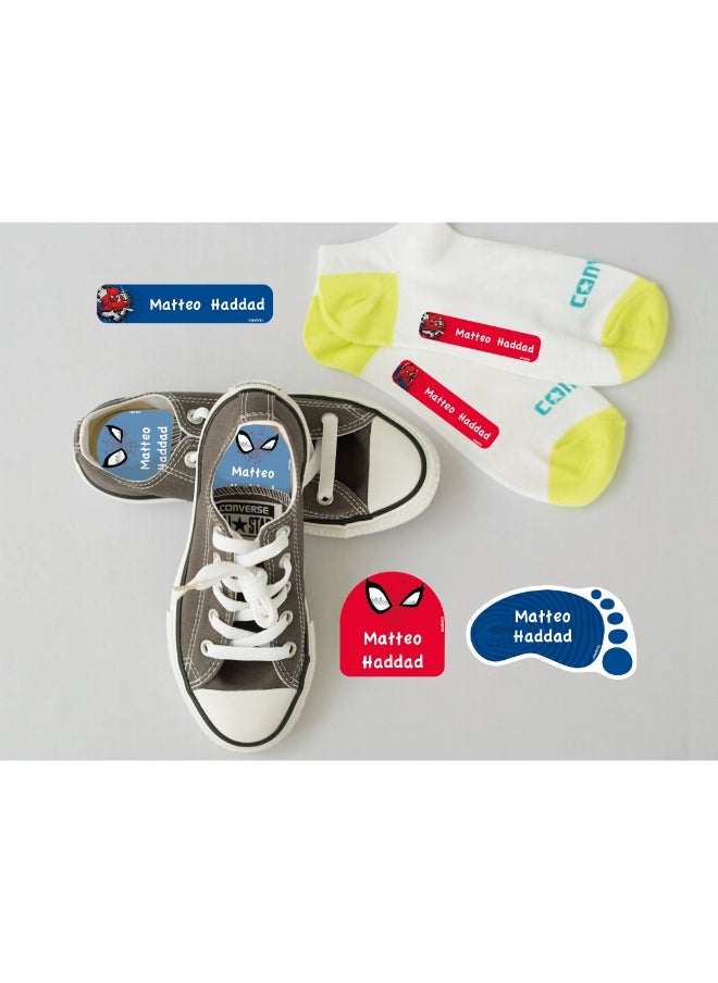 Essmak Marvel Personalized Waterproof Name Labels for Kids – Set of 74 Custom Stickers for School Supplies, Lunch Boxes, Clothes and Toys  - Image 5