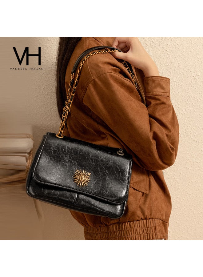 Vanessa Hogan Women's Handbag, Retro Messenger Bag, Medium-sized Compact Practical Underarm Bag, Shoulder Bag, Versatile Crossbody Bag, New Year Gift - Image 2