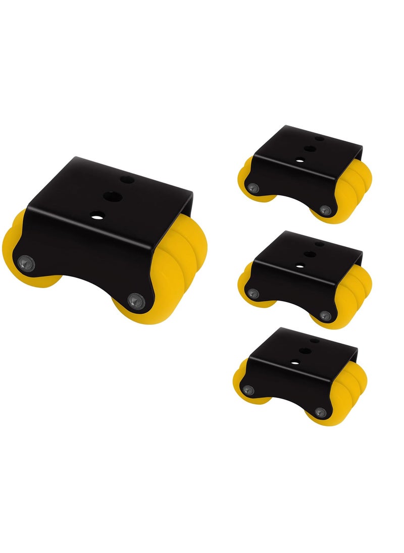 THOISEWELT THOISEWELT Industrial Trolley Caster Wheel Fix Plate 400kg Lodaing Wight Capacity Pack Of 4  - Image 1