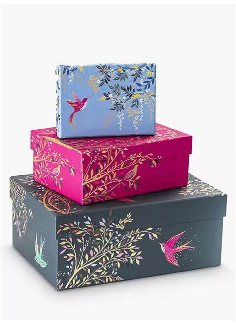 Sara Miller Hummingbirds - Nest of 3 Small Box