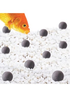 SunGrow SunGrow Tropical Fish Water Conditioner Balls, Gray Stones for Freshwater Tank and Community Aquarium, Calcium-Enriched for Active Fish, 10 Balls per Pack  - Image 1
