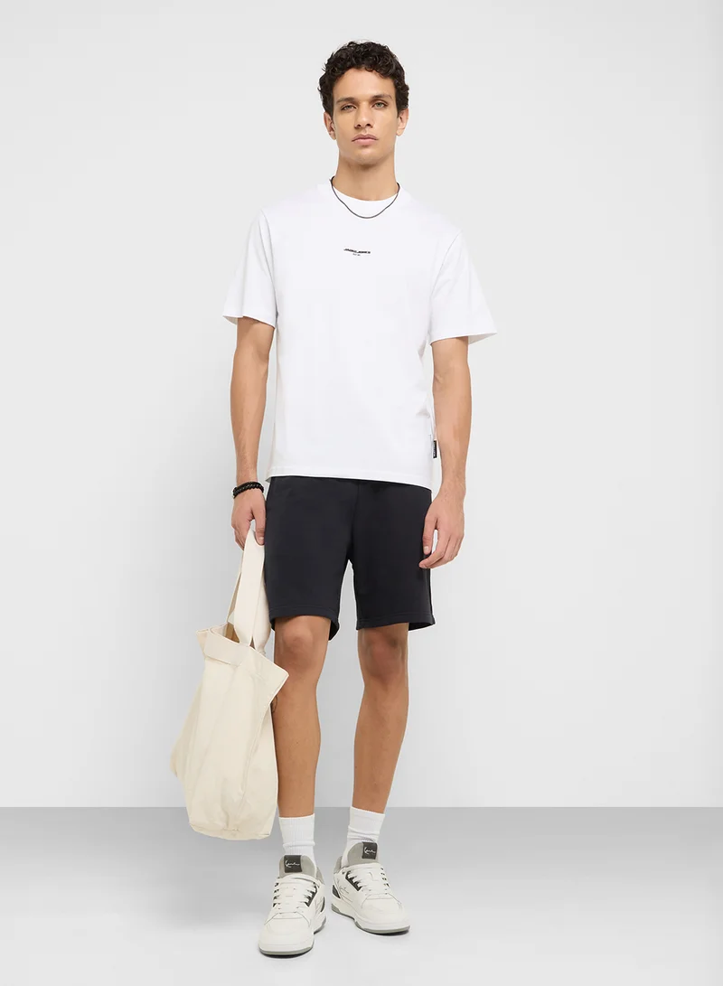 JACK & JONES JCOLIDO AOP BACK PRINT TEE SS CREW NECK