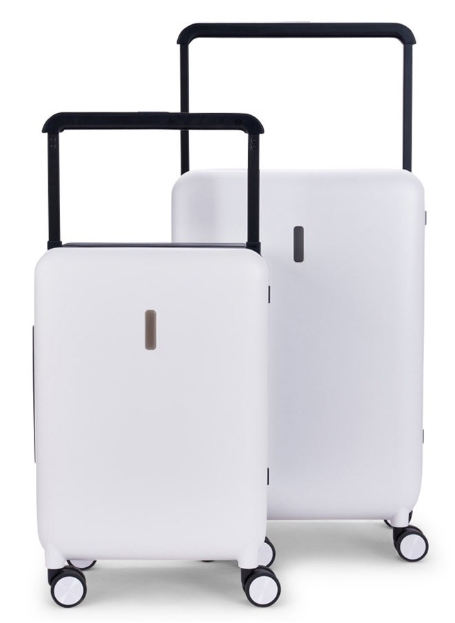 LIMRA Travel Bags From Limra Made Of PC , Consisting of Two Pieces , Size 20"-25" Inches, White/Black Color  - Image 2