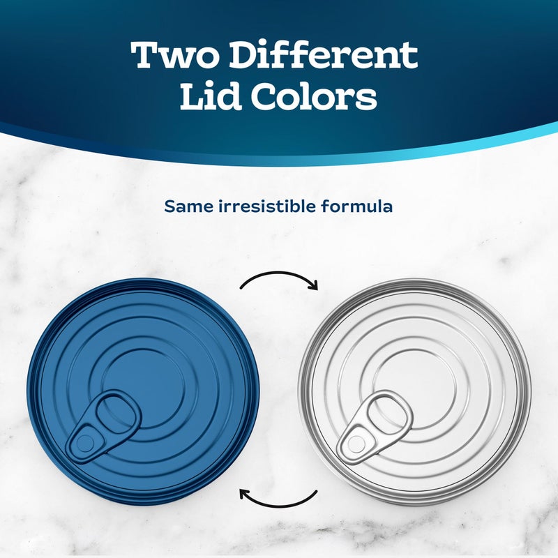 Blue Buffalo Tastefuls Flaked Wet Cat Food Variety Pack, Made with Natural Ingredients, Tuna, Chicken, Fish & Shrimp, 5.5-oz Cans (24 Count, 8 of Each) - Image 2