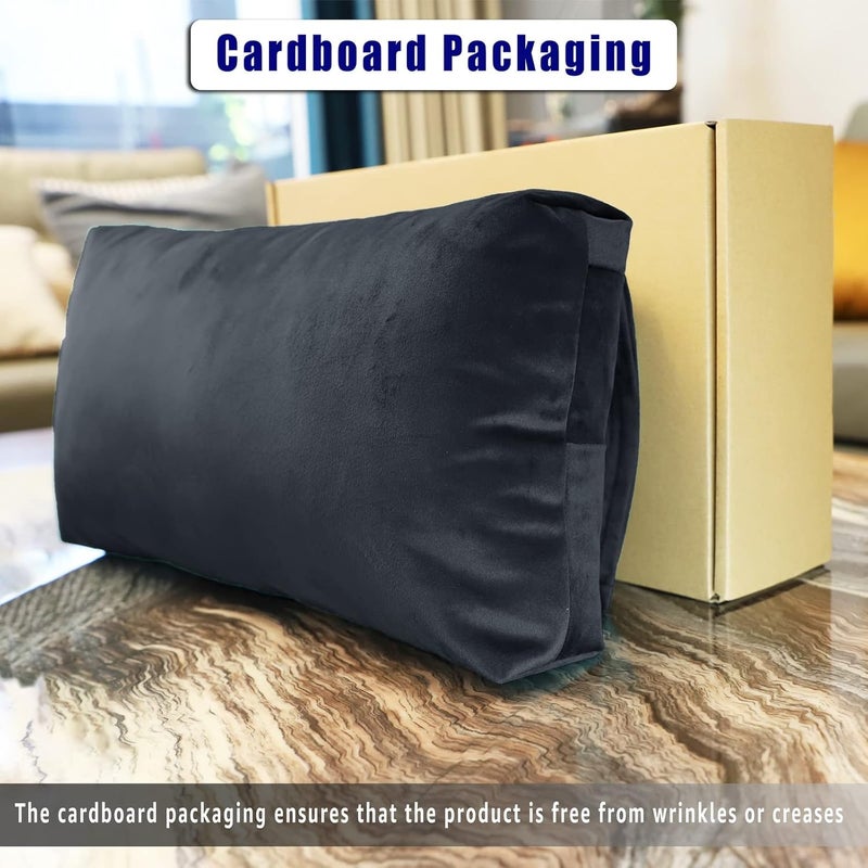 AmazeCov Headrest Pillow with Pearl Cotton Filling - Non-Slip Headrest Cushion for Recliners, Sofas and Loveseats (Black) - Image 2