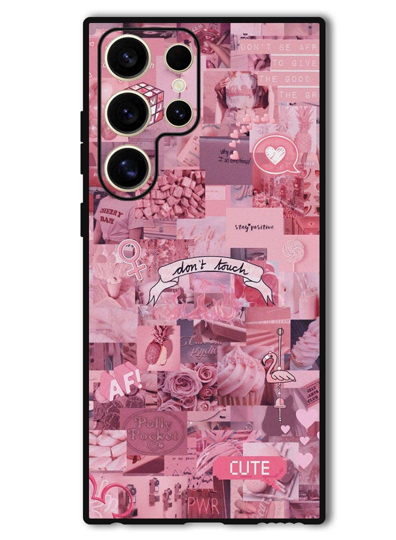 Theodor Protective Case Anti Scratch Shock Proof Bumper Cover For Samsung Galaxy S24 Ultra Dont Touch - Image 1