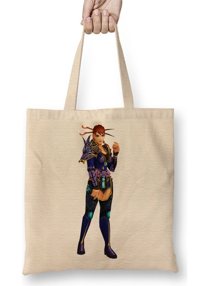 Baskı Dükkanı - Print Shop Metin2 Ninja 02 Cloth Bag Long Handle - Image 1